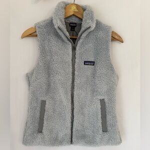 Patagonia 25215 Women's Los Gatos Vest Fleece Full Zip Light Grey Small